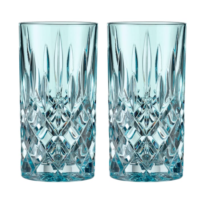 Noblesse Longdrink glas 39,5 cl 2-pak - Aqua - Nachtmann