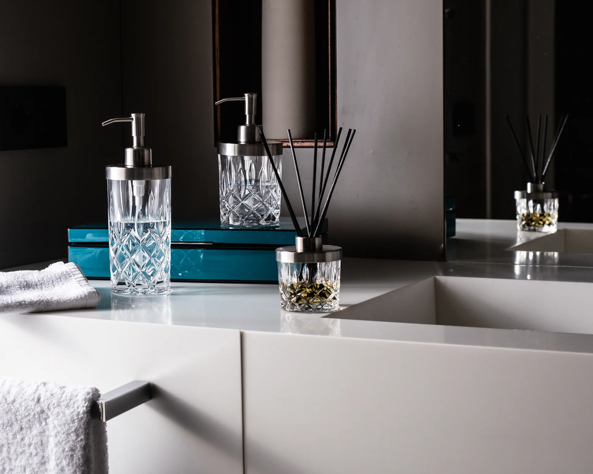 Noblesse sæbedispenser 16,5 cm, Klar Nachtmann