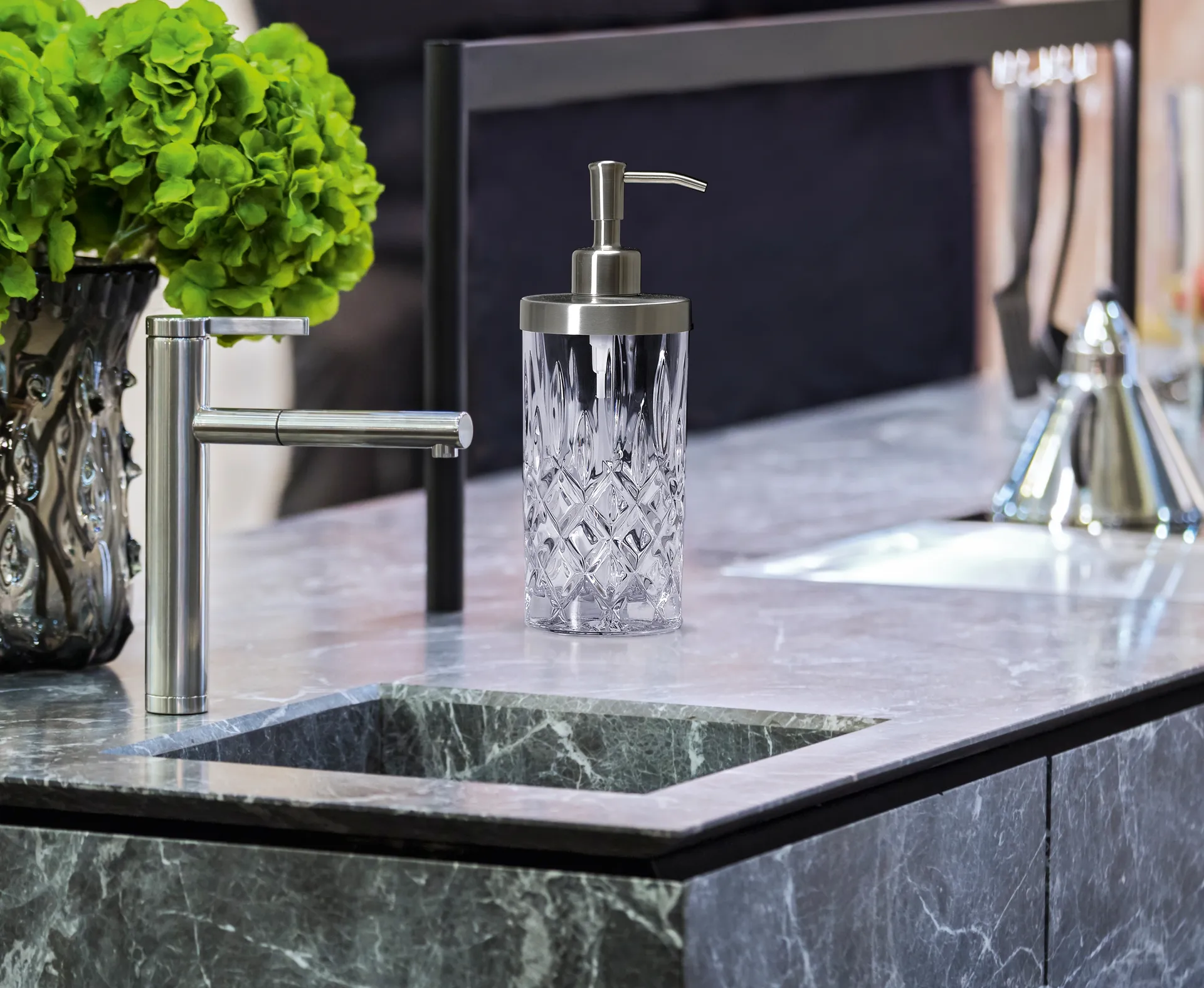 Noblesse sæbedispenser XL 21,5 cm, Klar Nachtmann