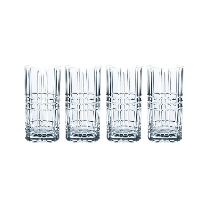 Square longdrinkglas – 4 stk. - 44 cl - Nachtmann