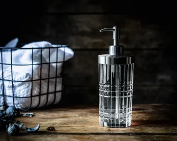 Square sæbedispenser 21,5 cm - Klar - Nachtmann