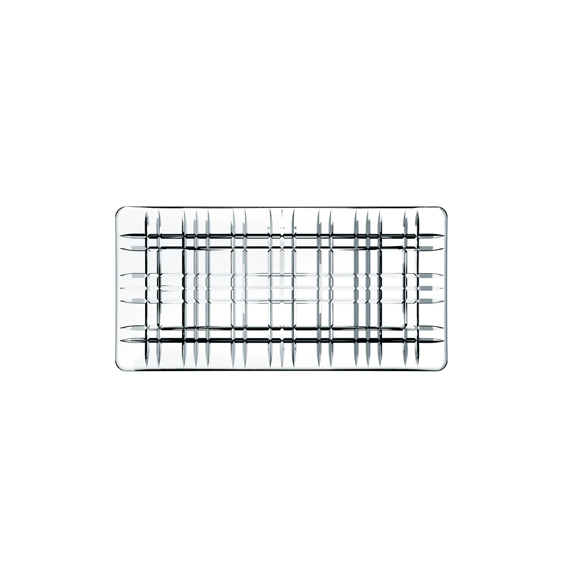 Square tallerken – 14 x 28 cm, klar Nachtmann