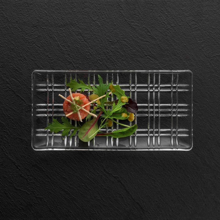 Square tallerken – 14 x 28 cm, klar Nachtmann