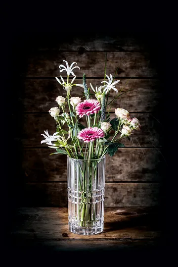 Square vase - Krystalglas, 23 cm - Nachtmann