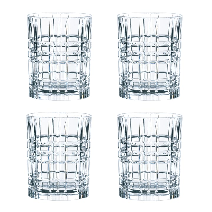 Square whiskyglas – 34 cl – 4 stk. - 34 cl - Nachtmann
