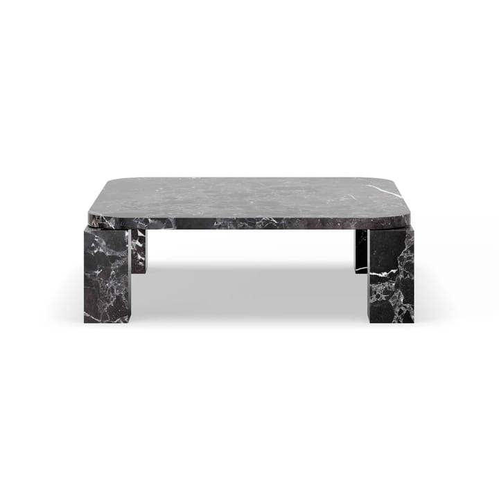 Atlas sofabord 82x82 cm - Costa Black marble - New Works