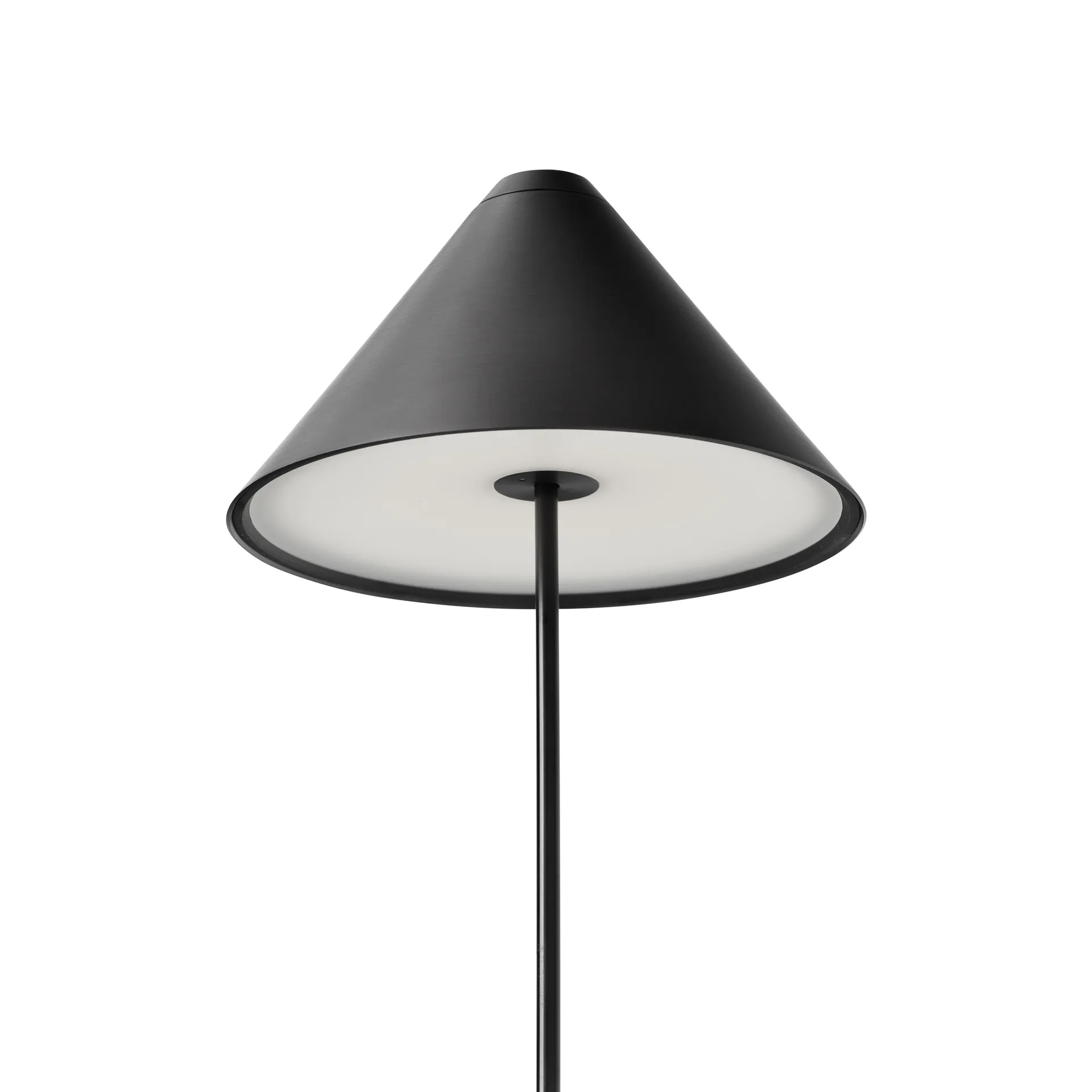 Brolly bærbar bordlampe, Steel black New Works