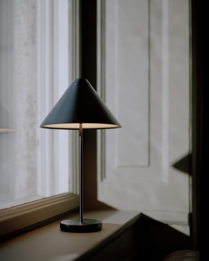 Brolly bærbar bordlampe, Steel black New Works