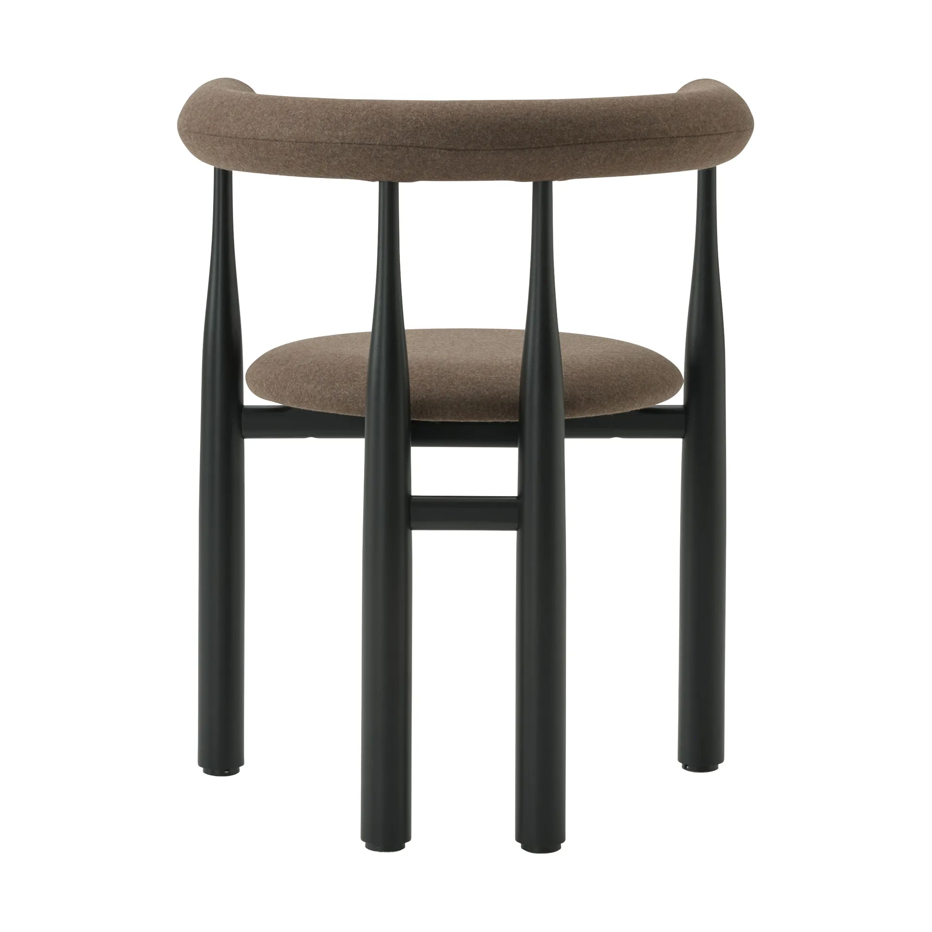 Bukowski karmstol polstret, Black, Wooly Plus 1008 New Works