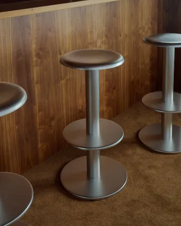 Coupe barstol - Rustfrit stål, 76 cm - New Works