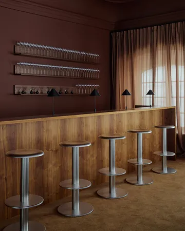 Coupe barstol - Rustfrit stål, 76 cm - New Works