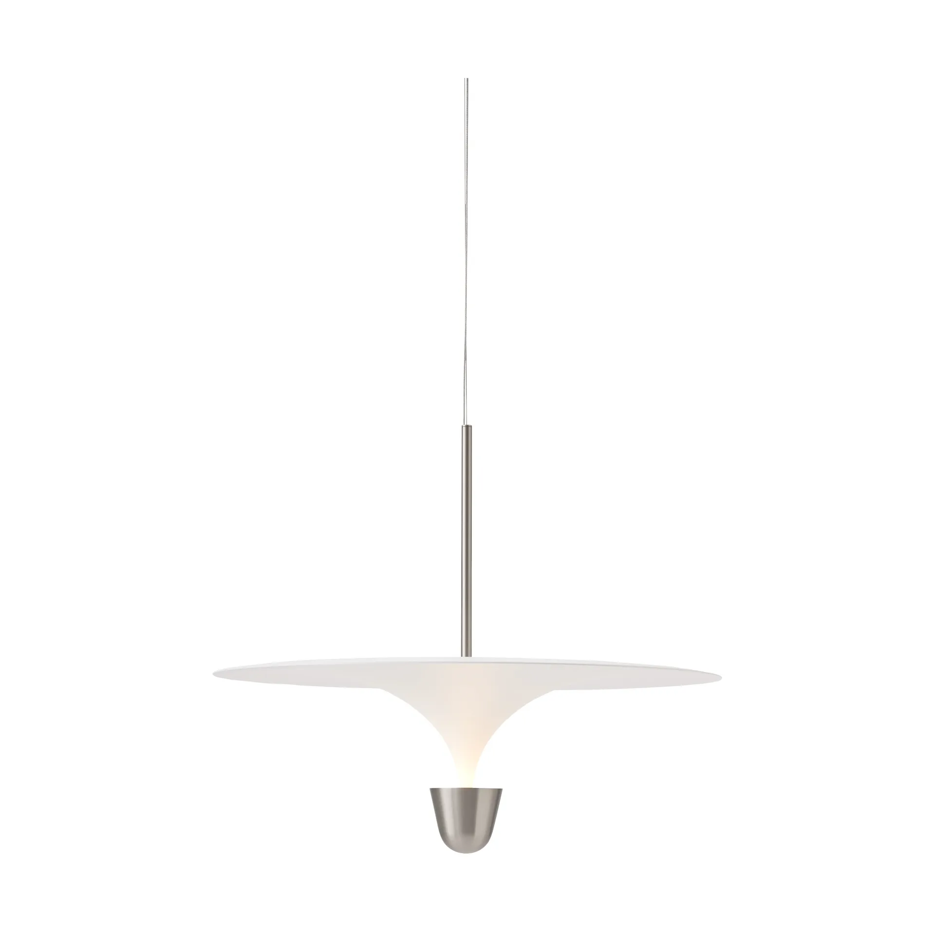 Kantarel pendel Ø60 cm, Nickel Plated New Works