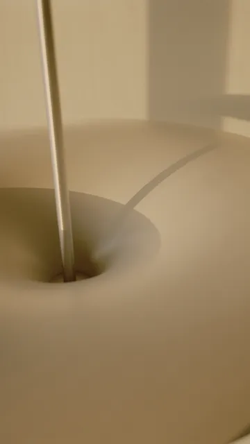 Kantarel pendel Ø60 cm - Nickel Plated - New Works