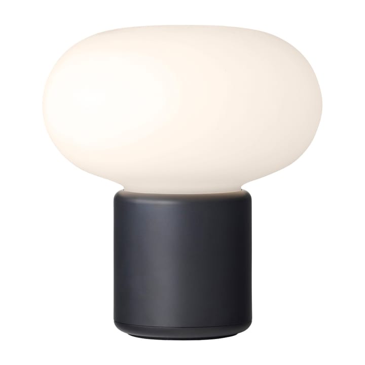 Karl-Johan bordlampe bærbar, Cold black New Works