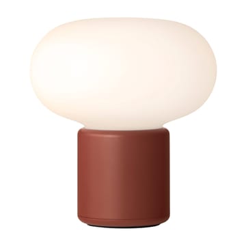 Karl-Johan bordlampe bærbar - Earth red - New Works