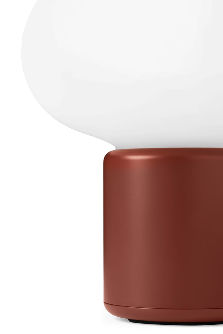 Karl-Johan bordlampe bærbar, Earth red New Works