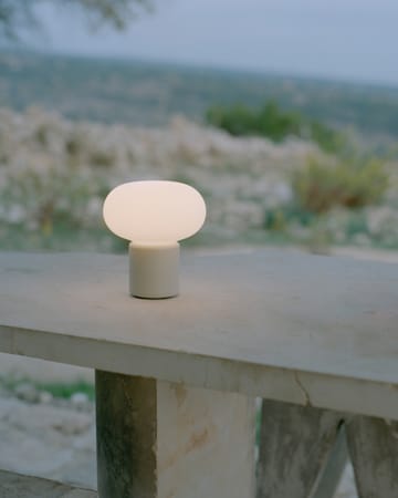 Karl-Johan bordlampe bærbar - Light grey - New Works