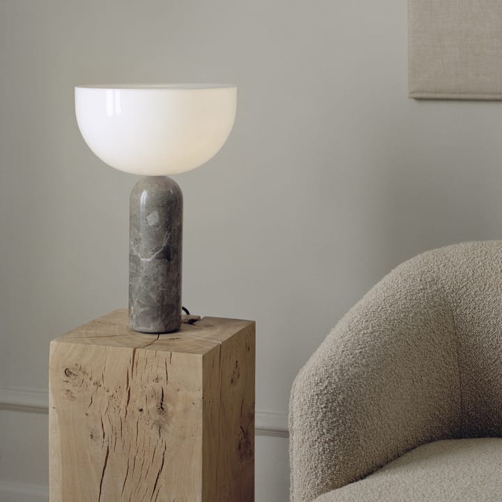 Kizu bordlampe large, Gris du marais New Works