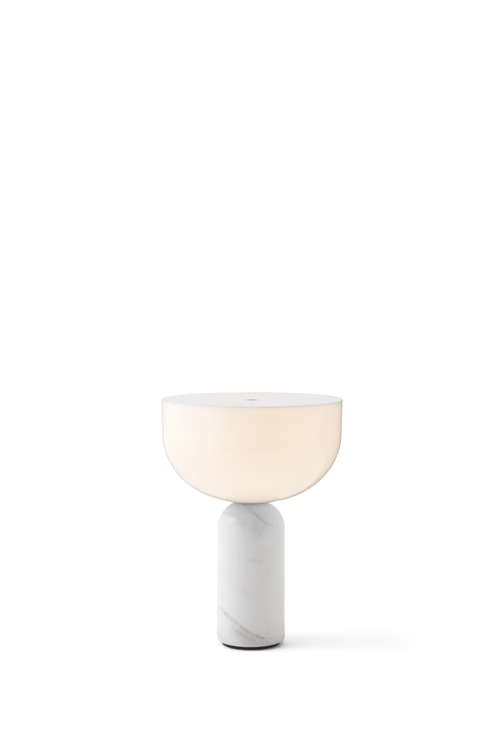 Kizu bærbar bordlampe, White marble New Works