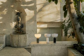 Kizu bærbar bordlampe - White marble - New Works