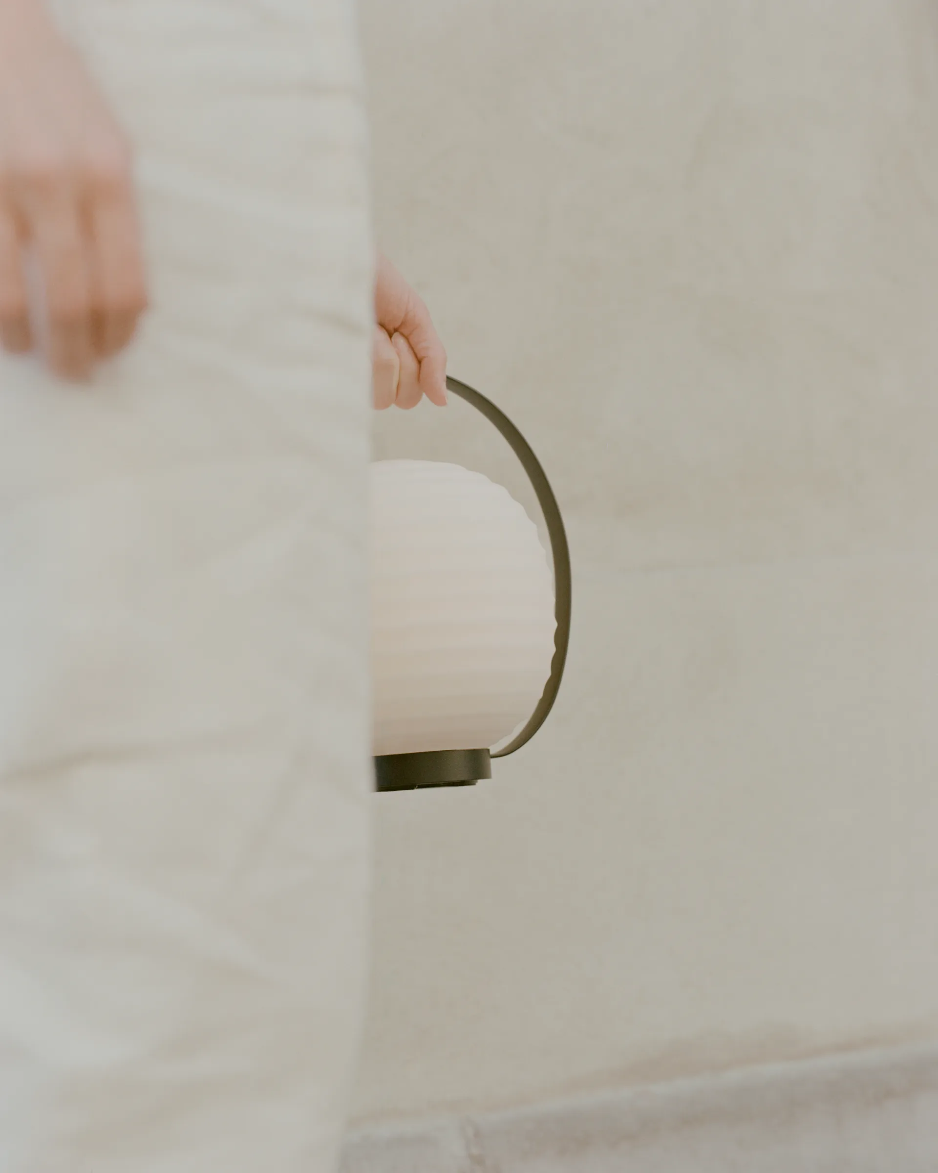 Lantern portable bordlampe 23x18 cm, Black New Works