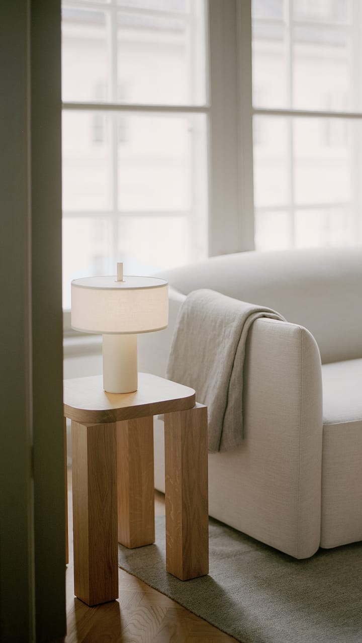 Margin bærbar bordlampe, White New Works