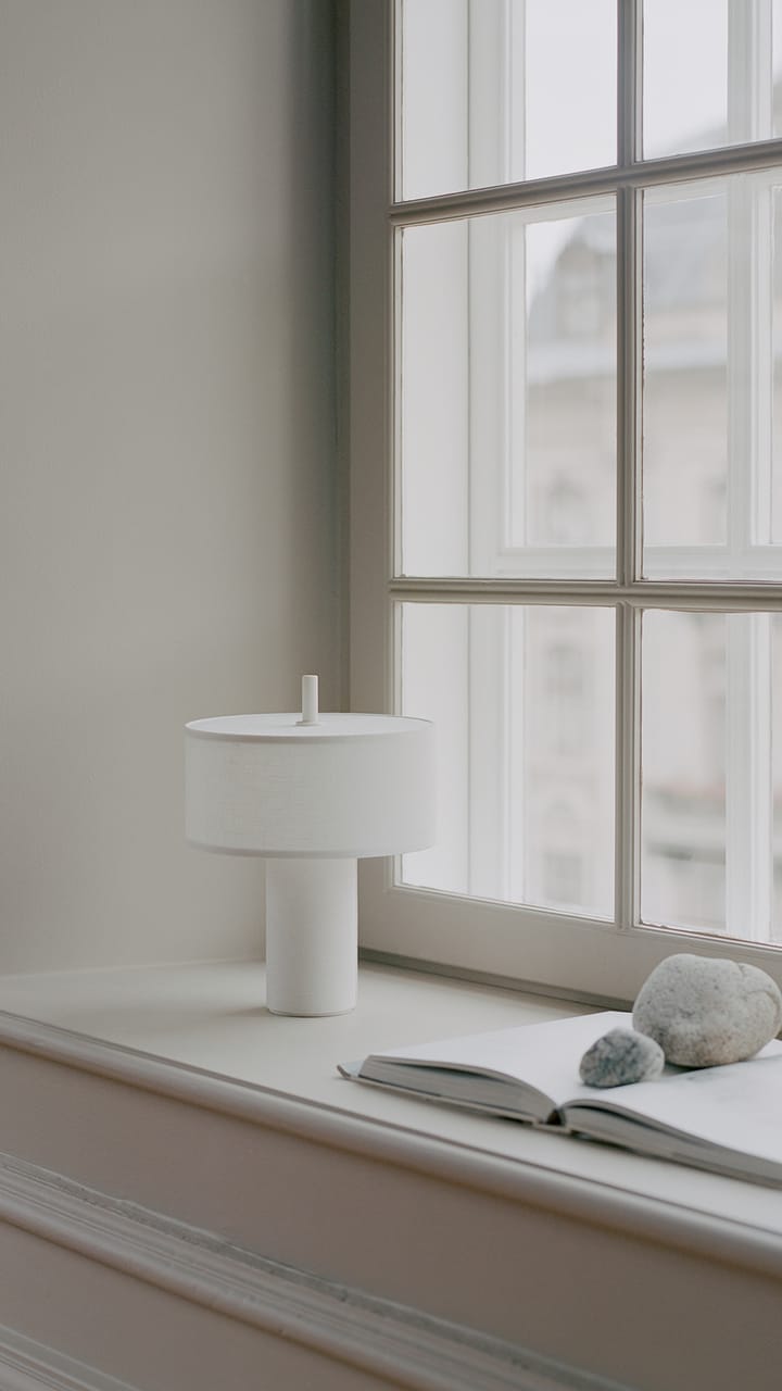 Margin bærbar bordlampe, White New Works