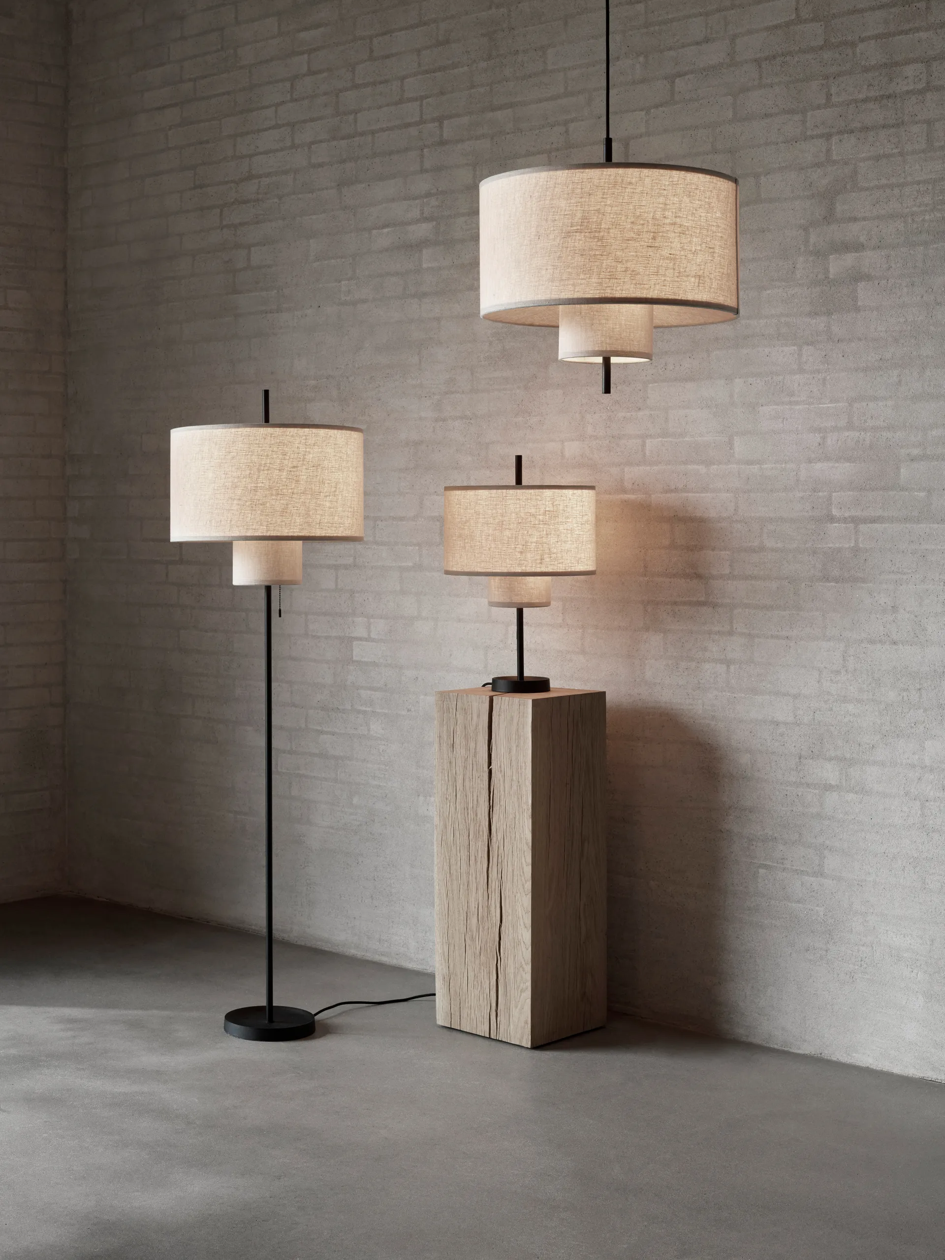 Margin gulvlampe, Beige New Works