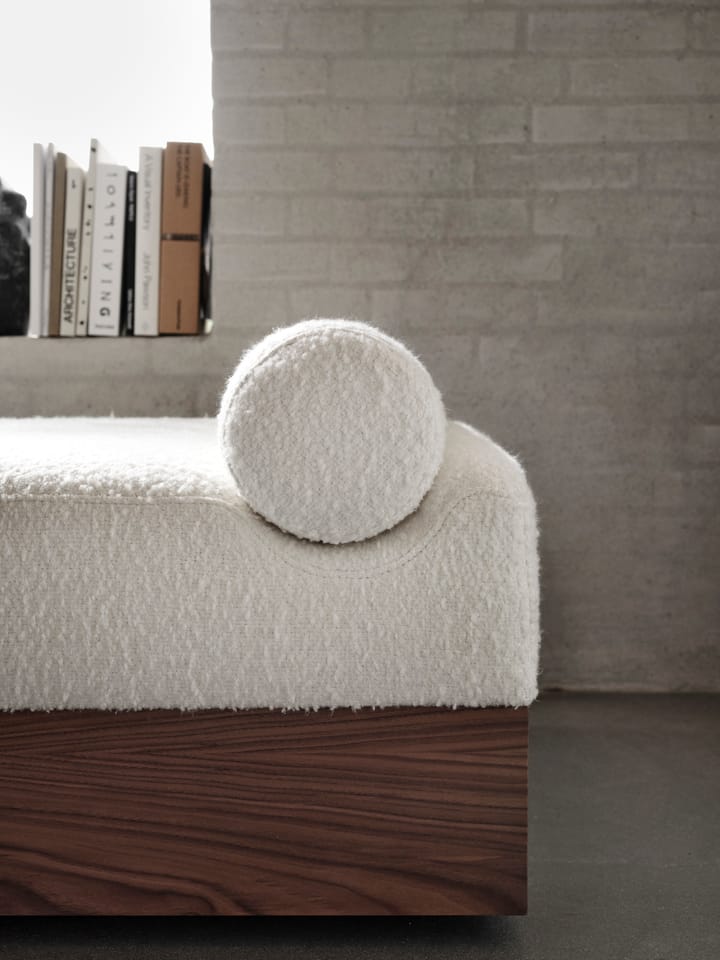 Mass daybed 200x75x51 cm - Karakorum ivory 001-walnut - New Works