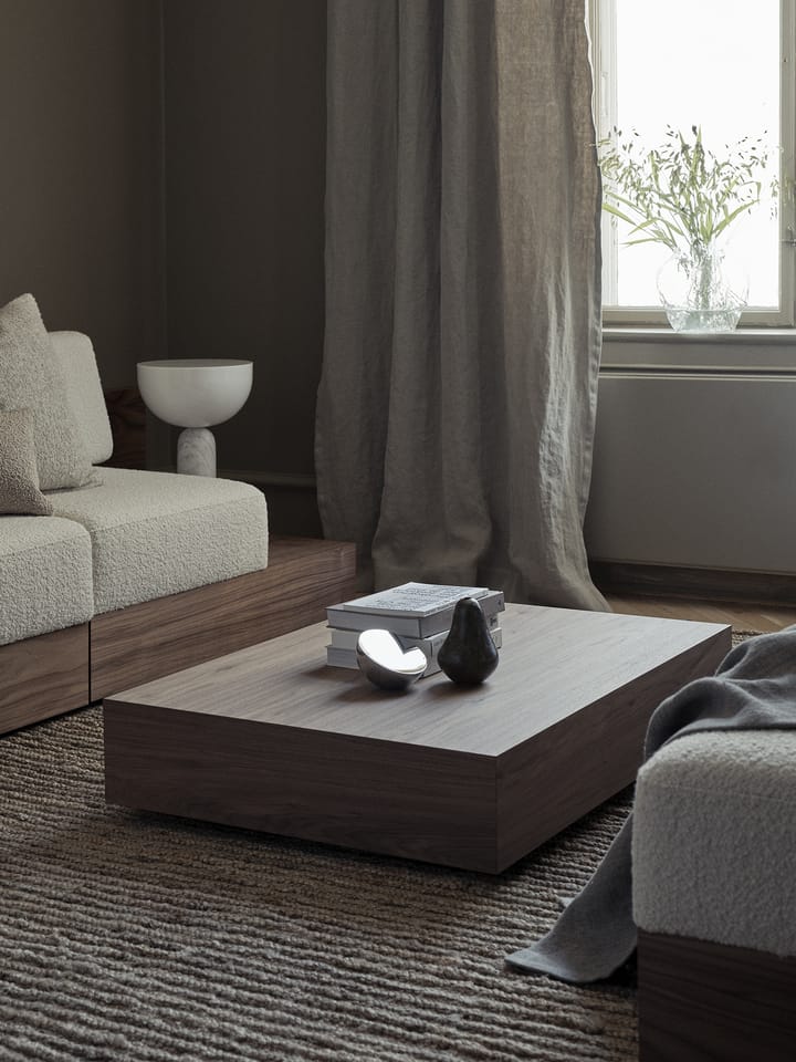 Mass Wide sofabord, walnut New Works