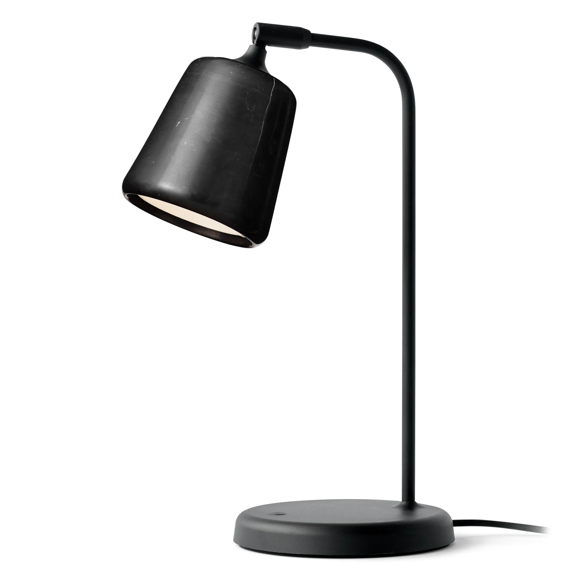 Material bordlampe, Black marble New Works