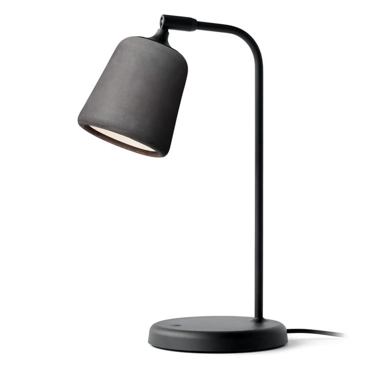 Material bordlampe - Dark grey concrete - New Works