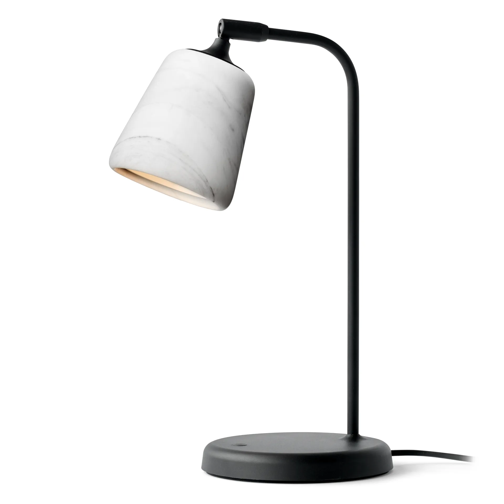 Material bordlampe, White marble New Works