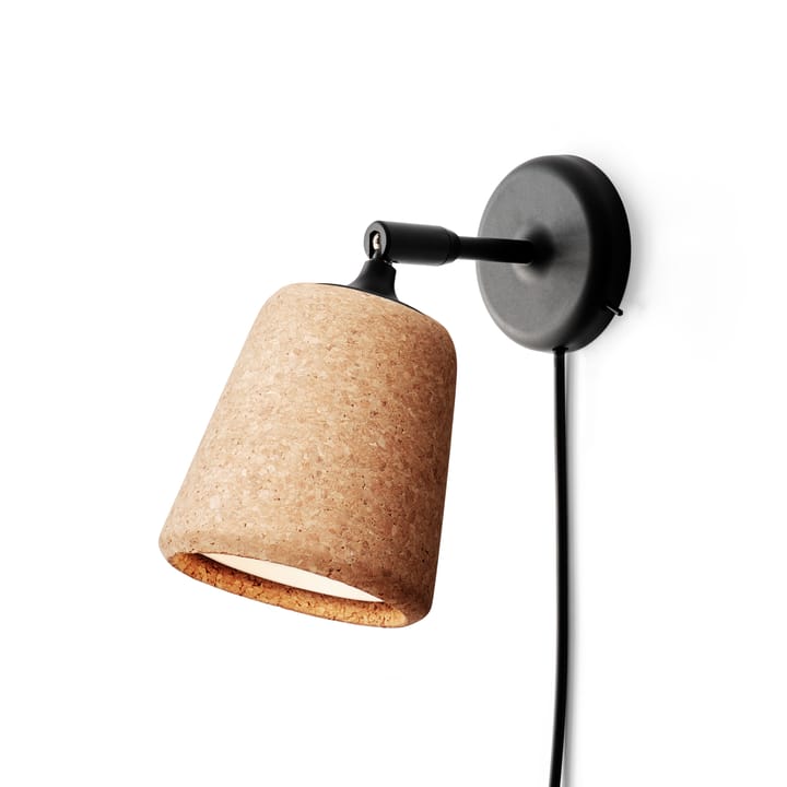 Material væglampe - Natural cork - New Works