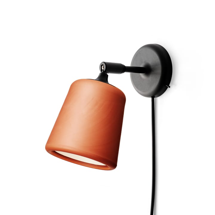 Material væglampe - Terracotta - New Works