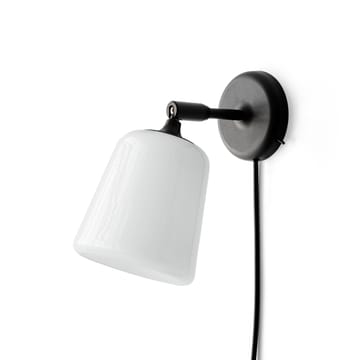 Material væglampe - White opal glass - New Works