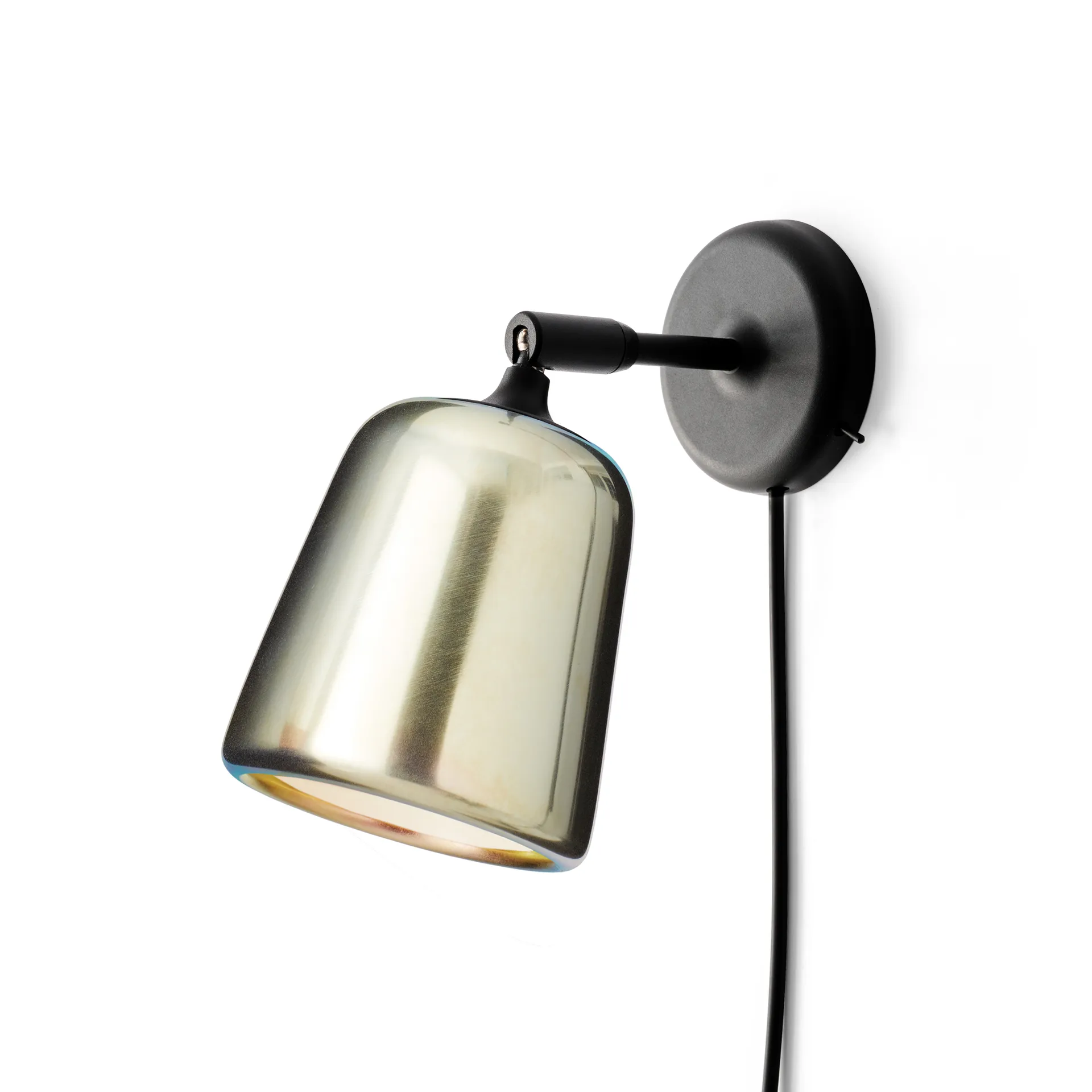 Material væglampe, Yellow steel New Works