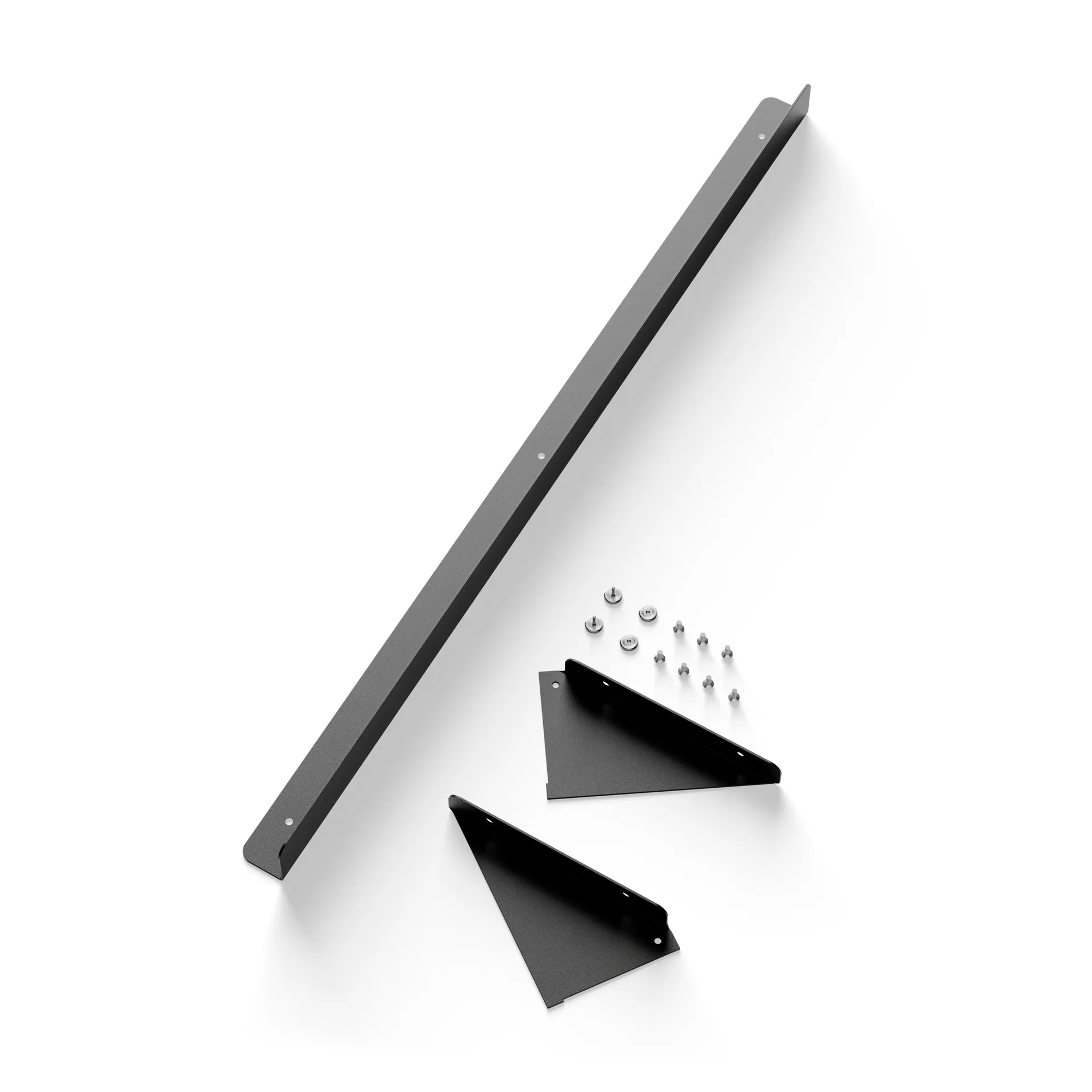 New Works konsol tidsskriftshylde 3 dele, Sort New Works