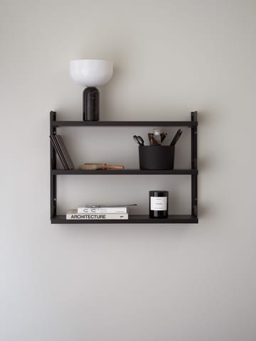 New Works Tea Shelf væghængt hylde 46x62,5 cm - Sort ask - New Works