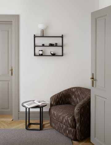 New Works Tea Shelf væghængt hylde 46x62,5 cm - Sort ask - New Works