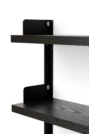 New Works Tea Shelf væghængt hylde 46x62,5 cm - Sort ask - New Works