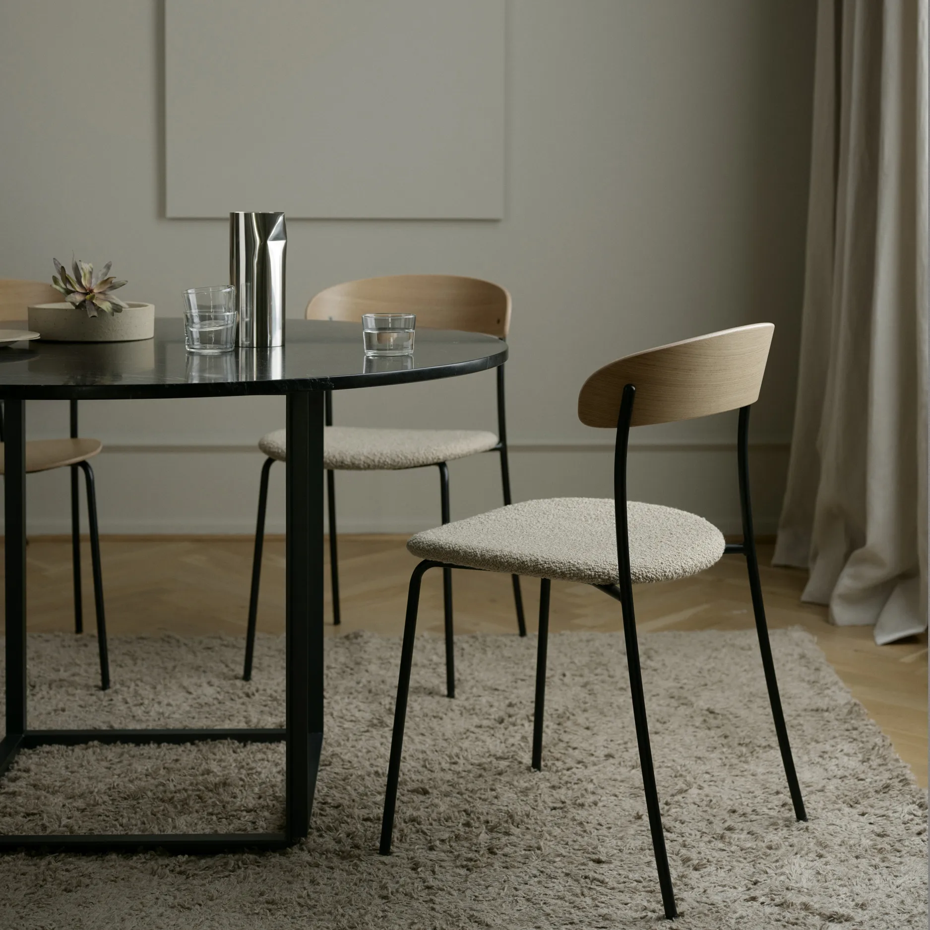 Pleat karaffel, Rustfrit stål New Works