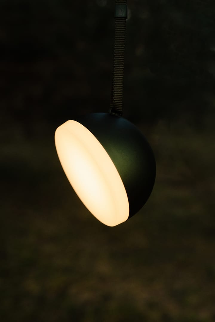 Sphere bærbar lampe, Deep green New Works