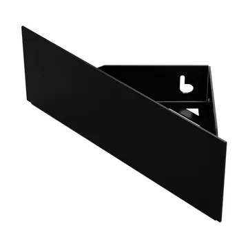 Nichba brusehylde - Black, hjørne - Nichba