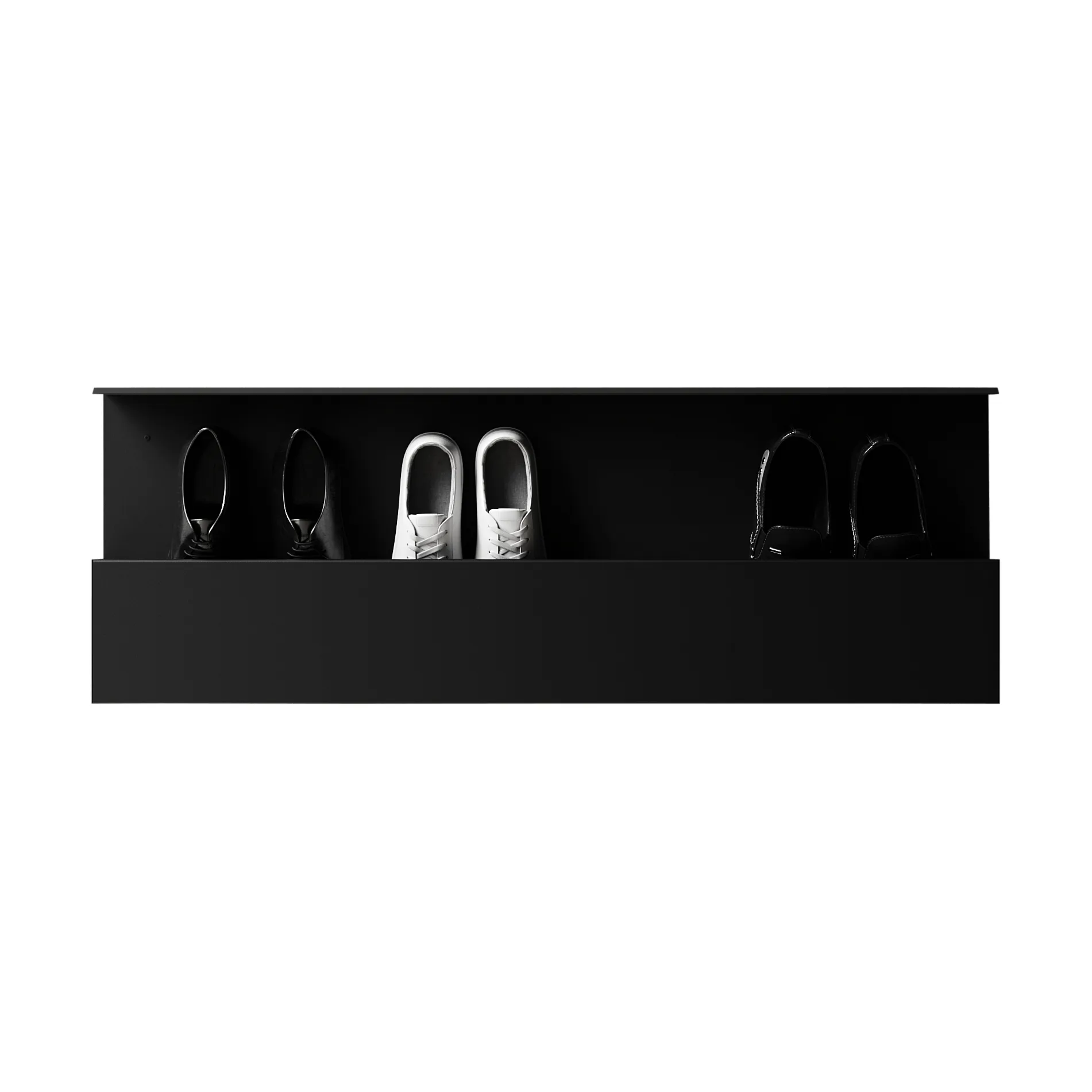 Nichba skohylde, Sort, 100 cm Nichba
