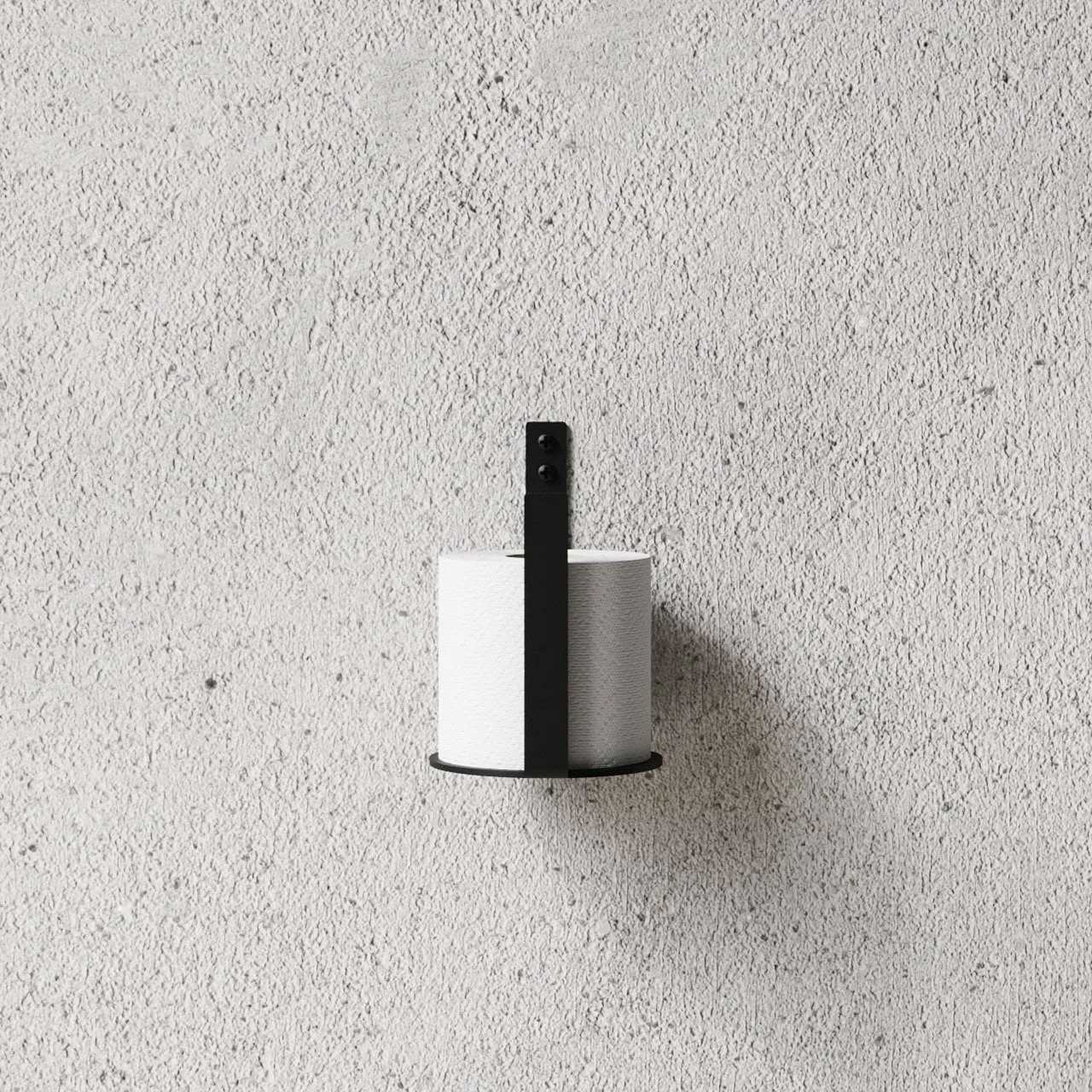 Nichba toiletpapirholder ekstra, Black Nichba