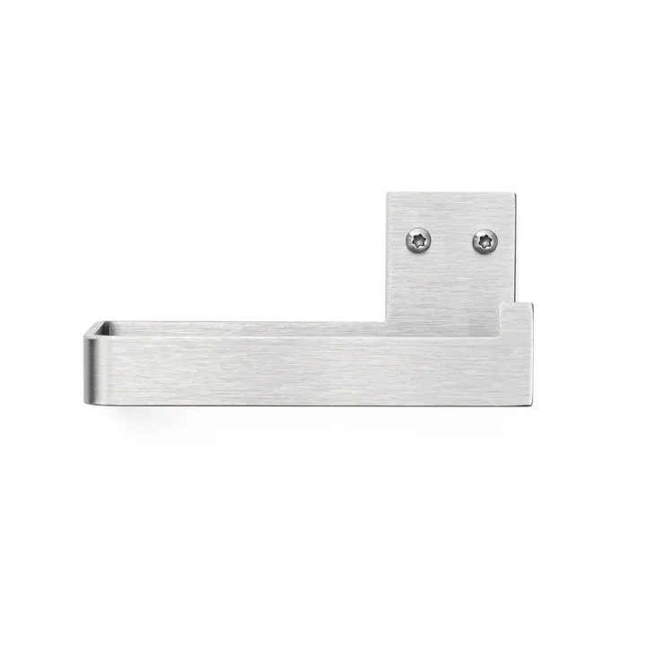 Nichba toiletrulleholder - Børstet rustfrit stål - Nichba