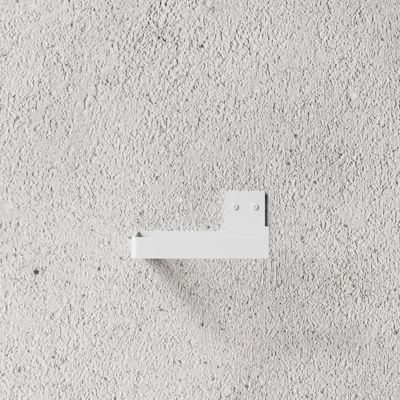 Nichba toiletrulleholder, Hvid Nichba