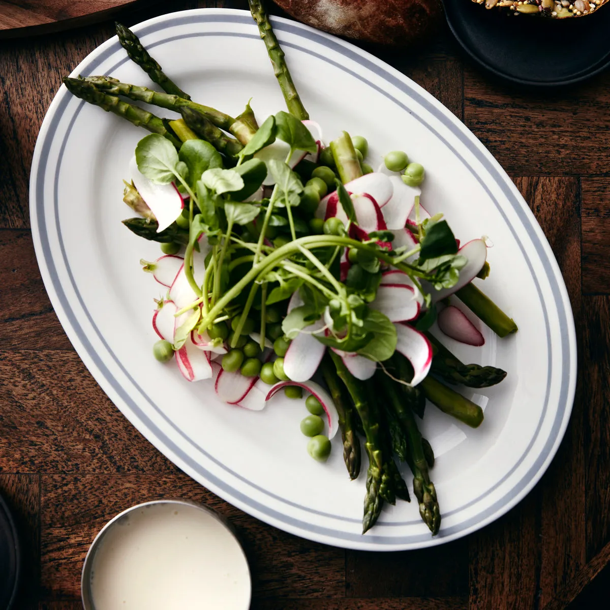 Bistro serveringsfad 22x29 cm, Grå Nicolas Vahé