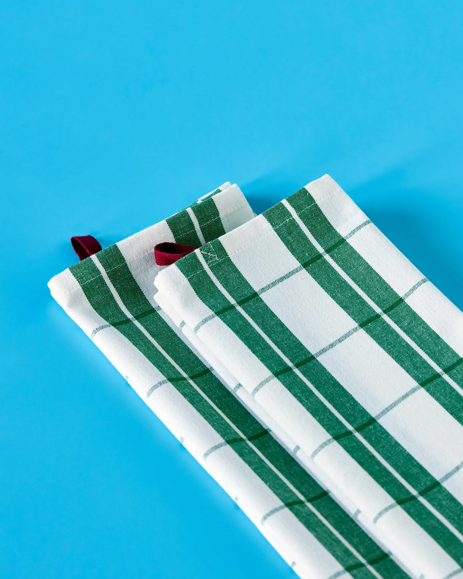 Chef køkkenhåndklæde 50x70 cm, Grøn-hvid Nicolas Vahé